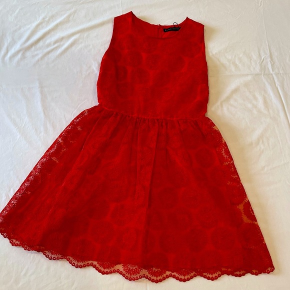 Zara Dresses Zara Bright Red Formal Short Dress Poshmark